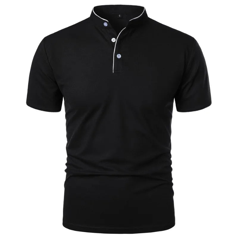 Renzo Polo with Mandarin Collar