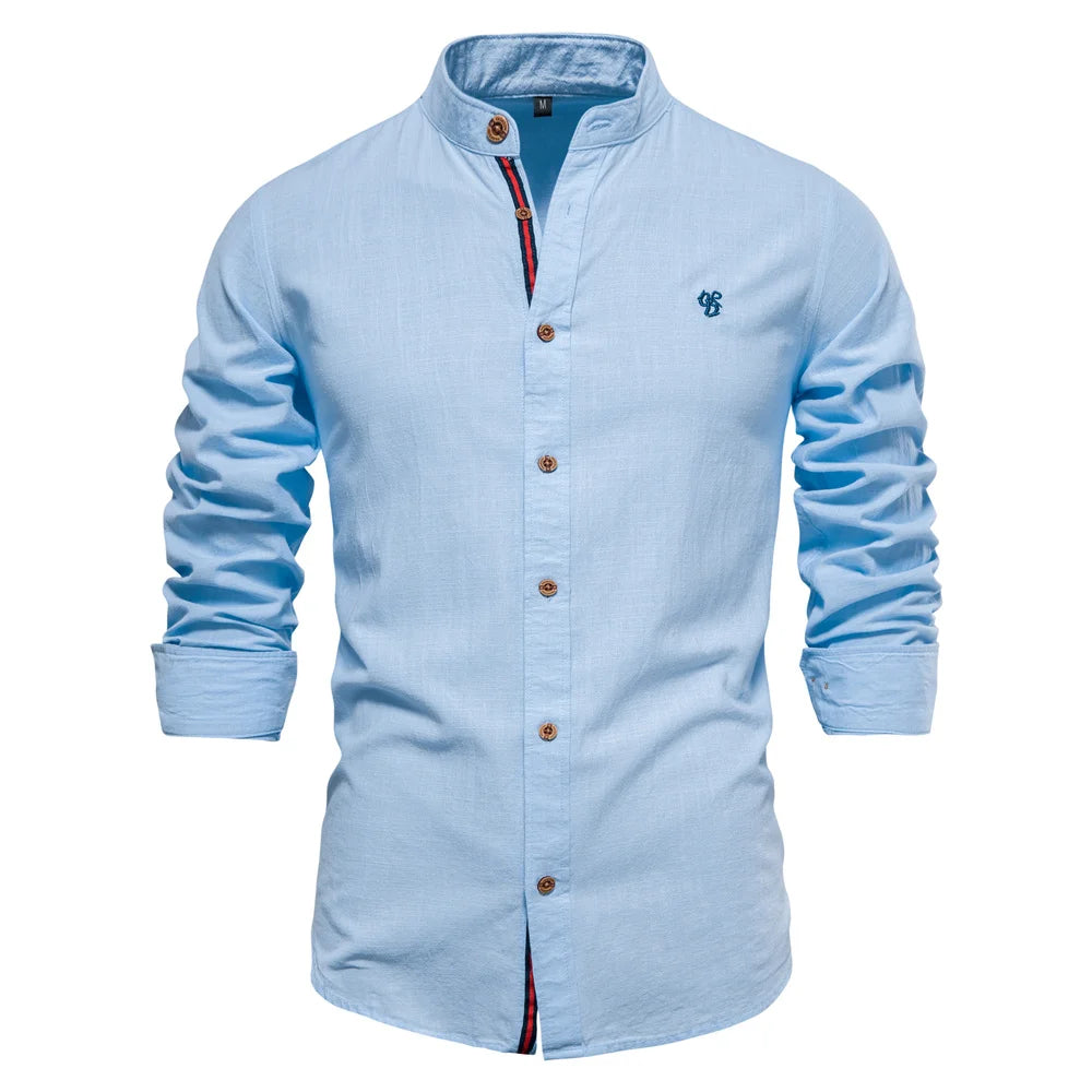 Oslow Grandad Collar Shirt