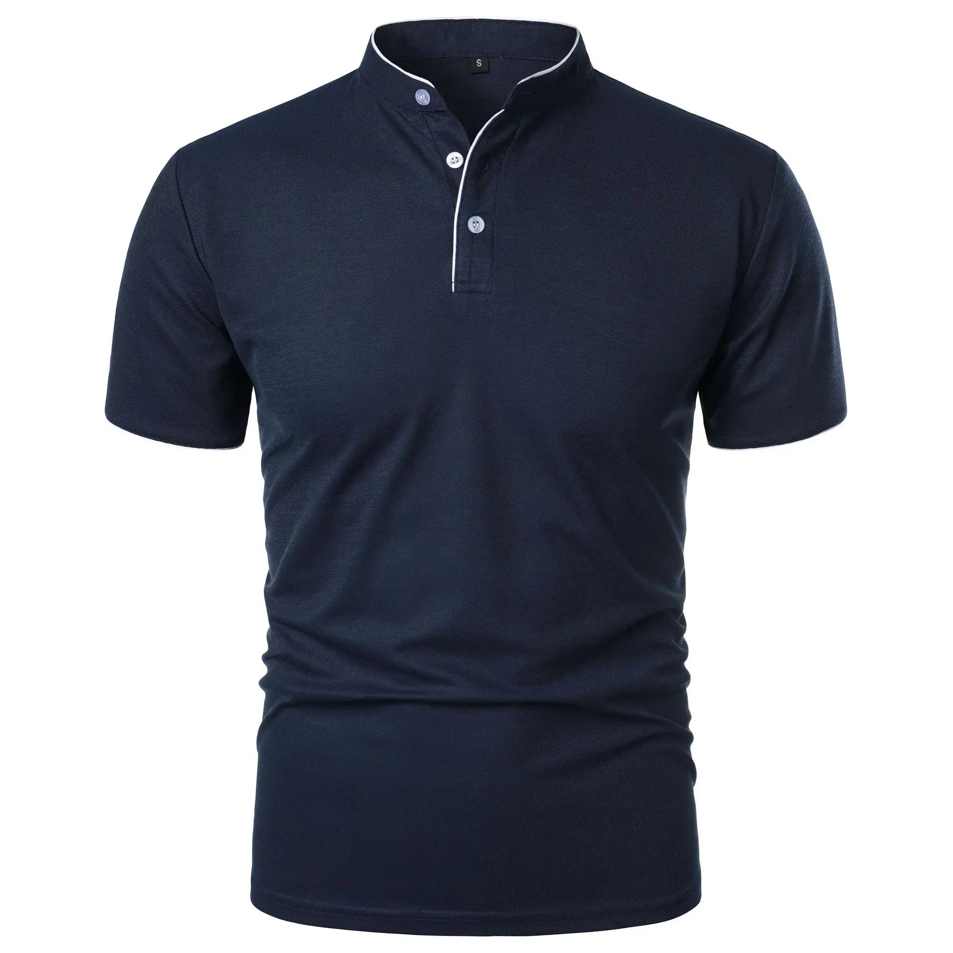 Renzo Polo with Mandarin Collar