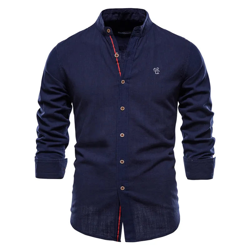 Oslow Grandad Collar Shirt