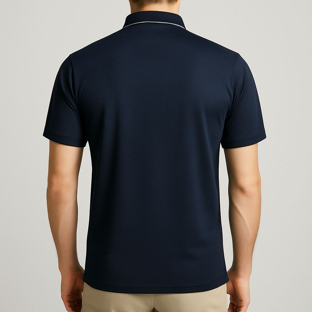 Renzo Polo with Mandarin Collar