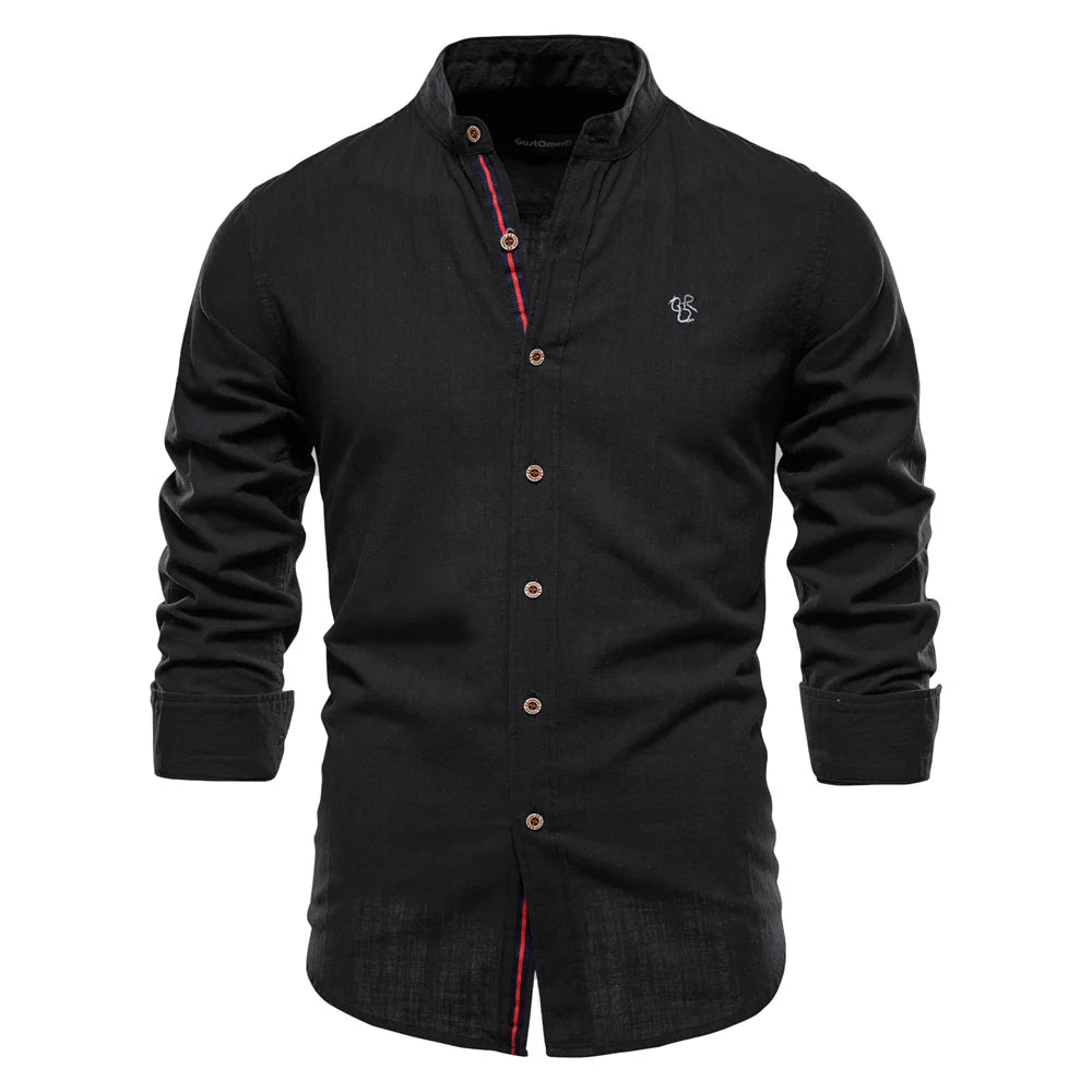 Oslow Grandad Collar Shirt